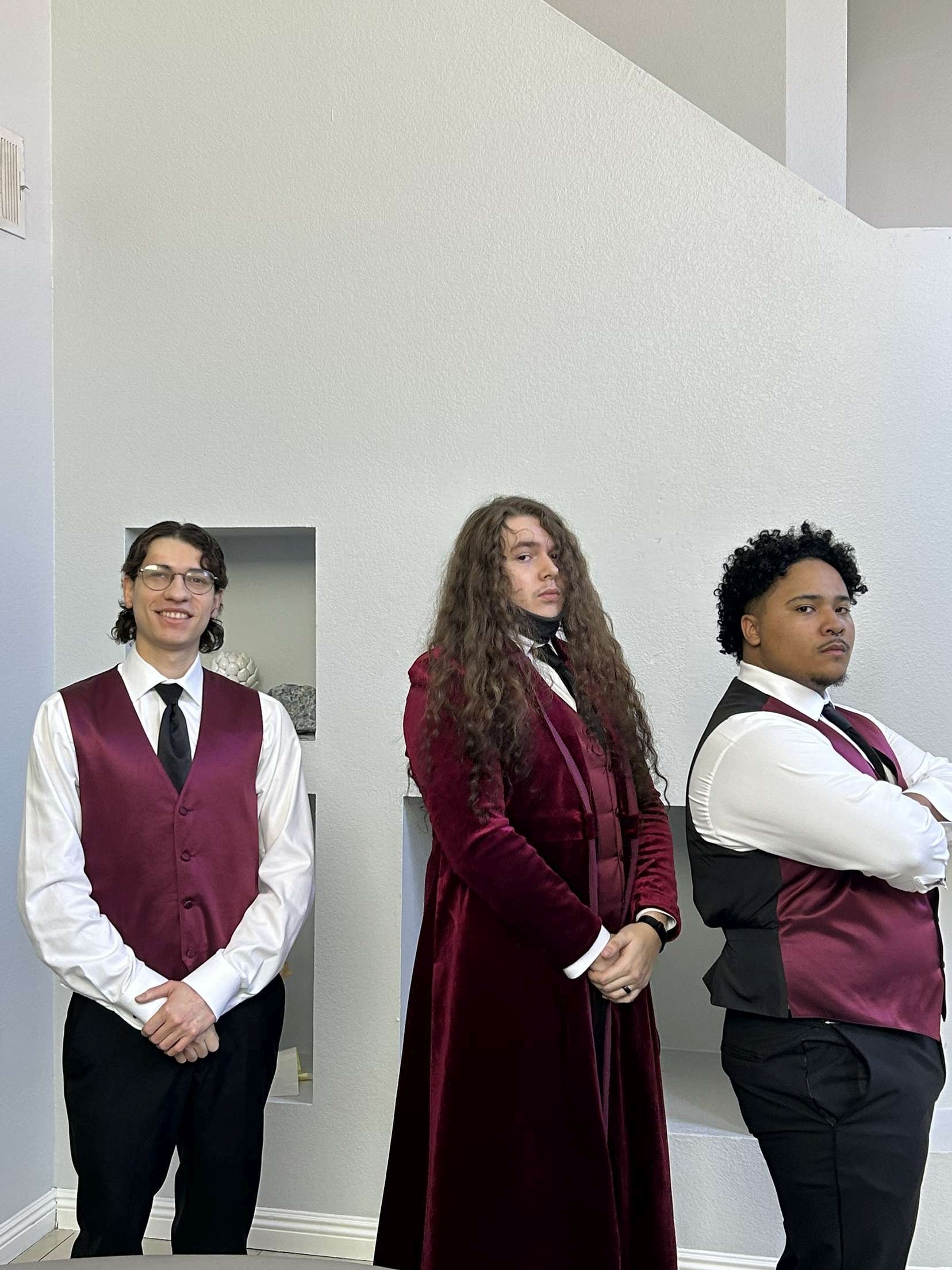 the groomsman (im on the far left)